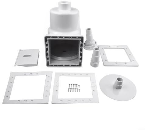 HomeVortex Pool-Skimmer-System für oberirdische Pools, kompatibel mit Hayward SP1091LX Dyna-Skim, großer Schmutzkorb, robuste ABS-Konstruktion, einfache Installation (A)