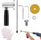 Lyreh Inside Pipe Cutter for PVC Pipe, Stainless Steel Plastic Pipes Cutter Tool Set with Scale Adjustable Depth Gauge Plumbing Tools Inside Cutters for 1.5-8in PVC Pipes