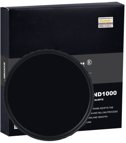 Zomei Circular 82mm Ultra Slim HD ND1000 18 Layer Multi-Coated Optical SCHOTT Glass 10 Stop Neutral Density Lens Filter