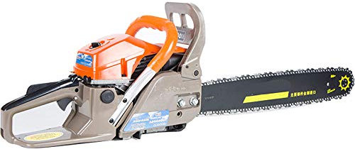CGOLDENWALL Motosierra inalámbrica a gas a gasolina, máquina de corte de madera, sierra de cadena para carpintería, 68 cc con diámetro de corte de 50 cm