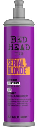 Bed Head by TIGI Serial Blonde Conditioner, 600 ml | Spendet Feuchtigkeit & verstärkt blonde Reflexe, professionelle Salonformel