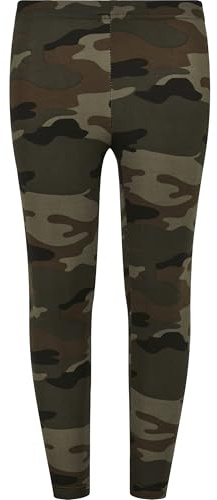 Urban Classics Girls Camo Leggings, Camuflaje, 146-152 cm para Niñas