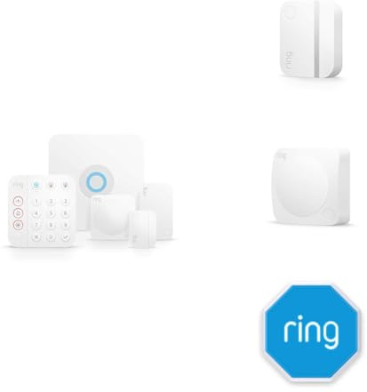Kit Ring Alarm - L + sirène extérieure | Alarme de maisonsans fil connectée, système de sécurité avec surveillance assistée en option | Sans engagement à long terme, Fonctionne avec Alexa
