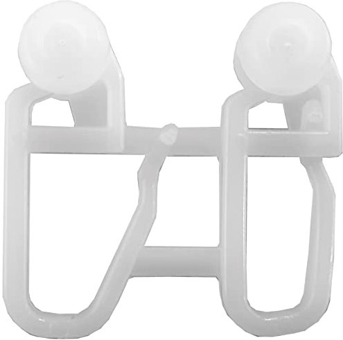 Bestlivings Schleuderwagen 4 Stück als Faltenlegehaken mit Gardinenröllchen für Gardinenschienen und Flächenvorhangsysteme