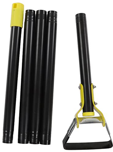 CHICIRIS Gartenhacke, Raufhacke, Unkrauthacke, Hula-Hacke 5,25 Fuß Langer Edelstahl, Verstellbare Länge, Einfache Montage, Unkrauthacke Zum Pflanzen von Unkraut