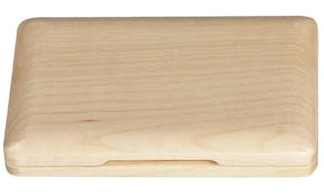 Zubehör Anfänger Saxophone Saxophon-Reed-Box Mit Zwei Reed-Boxen, Massivholz, Saxophon-Zubehör, Ersatzteile Für Holzblasinstrumente (Color : Wood color)
