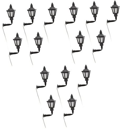 Uonlytech 15 Stk dekorative wandlampe selber machen Miniatur-Nachtlampendekor Vintage-Accessoires Tischlampen Vintage- Mini-Modellleuchte Mini-Lampe im europäischen Stil