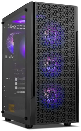 PCBYTE Corssair Gaming | PC Gaming | AMD Ryzen 5 5500GT | Radeon Vega 7 | 32GB | 1TB SSD + WiFi + Windows 11 | Gamer PC | Ordenador de Sobremesa