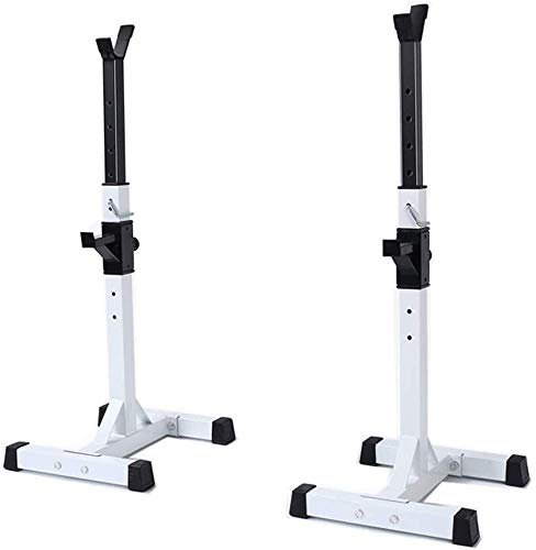 GKJHTED Bankdrückständer, verstellbar, Langhantelablage, Kurzhantelablage, Kniebeugenständer, Krafttraining, Herren-Fitness, Langhantel-Kniebeugen, 200 kg maximale Belastung