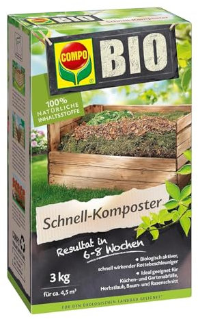 COMPO BIO Schnell-Komposter, Kompostbeschleuniger, 3 kg, 4,5 m²