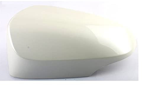 Außenspiegel Kappe Für Toyota Für Yaris 2012 2013 2014 2015 2016 2017 2018 2019 Außen Rückspiegel Abdeckung Flügel Tür Seite Spiegel Shell Cap Gehäuse Spiegelabdeckung(Left Pearl White)