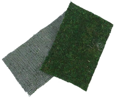 ROMISBABA Muschio e Prato Artificiale per Micro Paesaggi Muschio Finto e Prato Sintetico Realistico Tappeto Finto per Decorazioni Interne Ed Esterne
