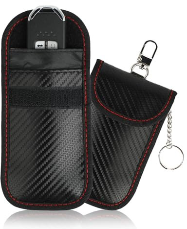 Atliberswo 2 Pack Portachiavi Auto Antifurto - Keyless Custodia Chiave - Custodia Protettiva Per Chiave Auto Keyless - Portachiavi Rfid Keyless Schermatura Chiave - Adatto Per Chiavi Auto