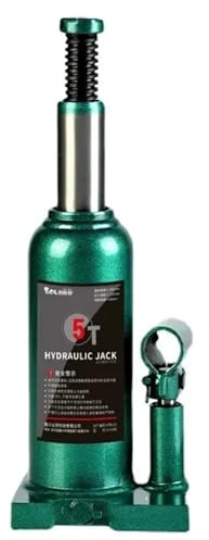 Hydraulischer Wagenheber, 5 Tonnen verschweißte Oberseite Vertikale Hydraulikheber Auto und LKW Autoreparatur Öldruck Wagenheber