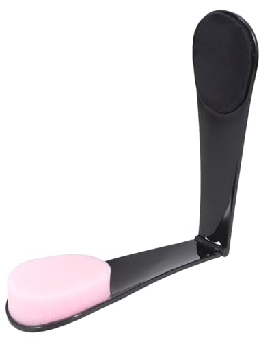 NOLITOY Applicatore per Lozione la Schiena Manico in Plastica e Spugna, Strumento per Autoabbronzante Facile da Usare a Casa, Protegge la Pelle Dai Danni UV