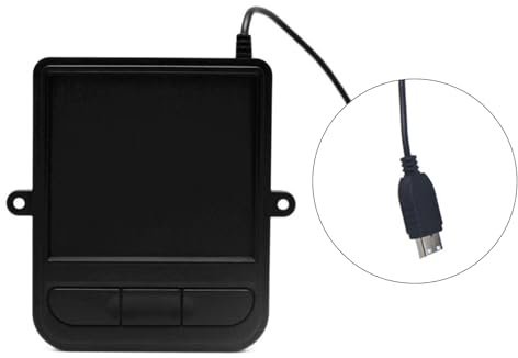 FUUGlan Langlebiges, industrielles USB-Touchpad mit Touch-Bereich und Trackball für hochpräzise Anwendungen, einfach zu bedienen, USB-kompatibel