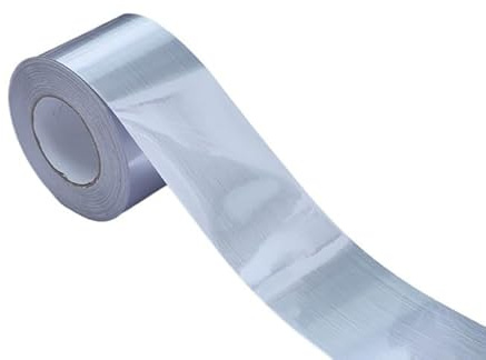 Battiscopa Passacavi Carta da parati autoadesiva impermeabile con linee di cintura, battiscopa, bagno, soggiorno, cucina, mobile, decorazione parete(B Brushed silver,20cm-wide 10M)