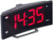 auvisio Weckradio: Projektions-Radiowecker mit Curved-Display, Dual-Alarm & USB-Ladeport (LED Wecker, Digitaler Wecker, Mehreren Weckzeiten)
