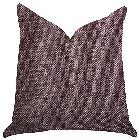 Plutus Brands Grape Seed Double Sided Luxury Throw Pillow, 18 x 18, Purple