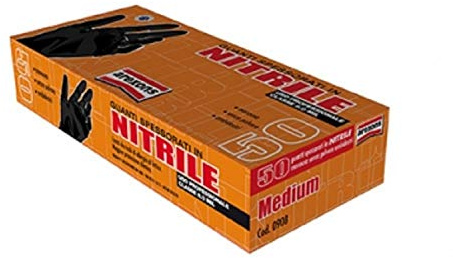 Guantes spessorati en nitrilo arexons gruesa 1 conf de .50pz. TG. XL uso Profesional