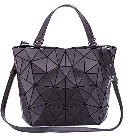 FZChenrry Geometrische Handtaschen Holographische Reflektierende Umhängetasche Leuchtende Geldbörsen Umhängetasche Tote