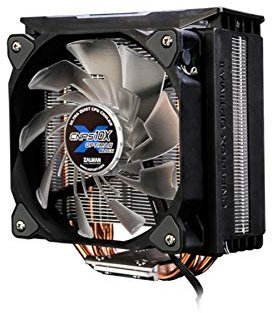 Zalman CNPS10X OPTIMA II - RGB CPU Kühler PC - Dual Blade CPU Lüfter PWM Lüftersteuerung PC - Prozessorlüfter für AMD CPU und Intel