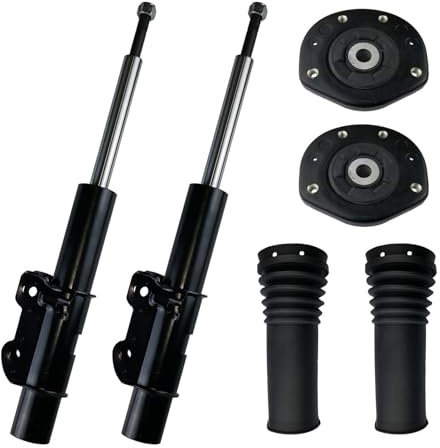 2x Stossdämpfer 2x Domlager Federbeinlager 2x Staubschutz Vorderachse links rechts