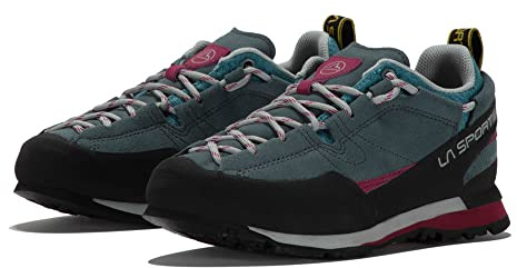 La Sportiva Boulder X Woman, Vandring sneakers för kvinnor, Slate Red Plum, 37.5 EU