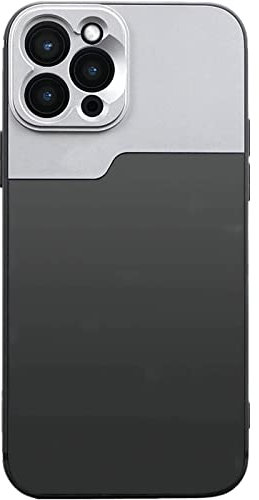 Universal 17 mm Gewinde Objektiv Handyhülle für iPhone 13 Pro Max - 1,33x Anamorphes Weitwinkel-Makro-Fischaugenobjektiv DOF-Adapter (Schwarz)