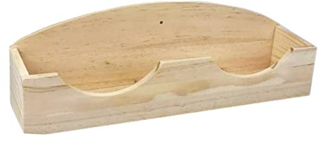 JISADER Langlebiges Holz Kaninchen Feeder Futterkrippe Käfig Schweine Hase Haustier