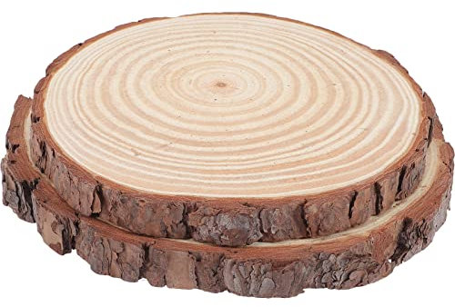 Happyyami 2stücke Outdoor Trittsteine Für Garten Dekorative Natursteinplatten Für Gehwege Holzplatten Für Gartenweggestaltung