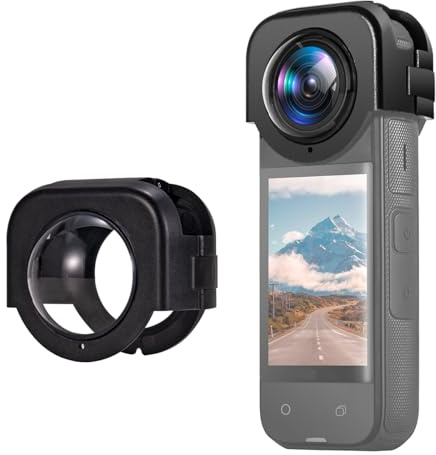 X4 Objektivschutz für Insta360 X4 Action Kamera Gehärtetes Glas Linsenschutz aus Objektiv Schutzhülle Premium Objektivschützer Hülle Kamara Zubehör