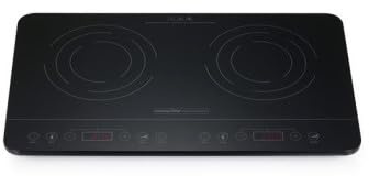 KITCHENCHEF Plaque Induction 2 Foyers 3500W Timer 180 min