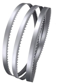 JWOO Breite 16–75 mm Bandsägeblätter, TCT-Hartmetallspitze, für horizontale und vertikale Bandsägemaschinen, Hartmetall-Bandsägeblätter, 1 Stück (2240x16mm)