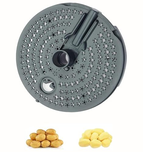 Wjelet Kartoffelschäler Aufsatz, Schäler Aufsatz für Thermomix TM6 TM5 TM31,Kunststoff Gemüseschäler,Zubehör Küchenmaschine für Kartoffeln, Karotten und Gemüse