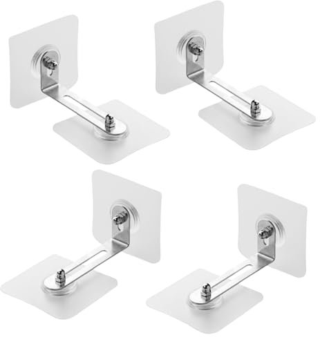 Generisch Möbel Kippsicherung Set 4 Stück – Anti-Kipp Wandanker für Schrank, Regal & Kommode – Möbel Befestigung ohne Bohren – Kindersicherung & Kippschutz
