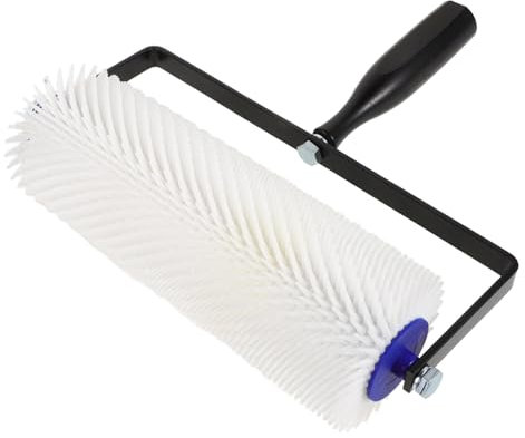NUOBESTY Selbstnivellierende Estrich Stachelwalze Entschäumungswerkzeug für Zementböden Innovatives Design für Blasenfreies Streichen für Wände