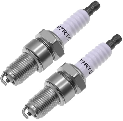 2 Stück F7RTC Zündkerzen Ersatzkompatibel für NGK 5534/BPR7ES V-line-19, BOSCH CH 7992/WR5DC 4038/WR5DP, Champion 332/RN7YC 415/RN9YC 818/RN2C, W22EPR-U/3088 R41CXLS, Motoren 550E 550EX – OEM-Qualität