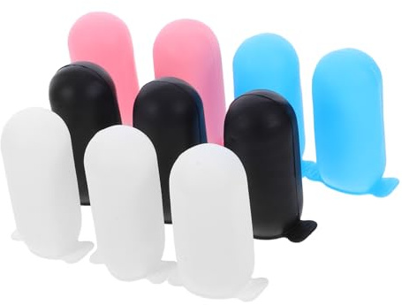 Beaupretty 10pezzi Bottiglie da Viaggio in Silicone Manicotti Anti-perdita in Silicone Copri-contenitori da Viaggio Manicotti Elastici per Flaconi Accessori per Articoli da Toeletta