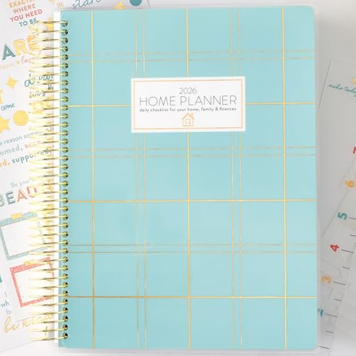 PPP Home Planner 2026 | 12-Month Weekly Calendar (Sunday Start) | Monthly Review & Seasonal Checklists | Budgeting & Savings Worksheets | Daily Bible Reading Plan | Checklists for Routines and Goals