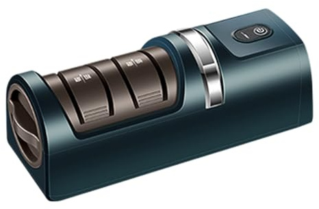 Dreuhuing Affûteur Électrique Pour Cutters - Aiguiseur De Couteaux Électrique Rechargeable USB | Affûtage Automatique Ciseaux Et Lames Pour Polissage Rapide - Pour Maison Cuisine Camping Plein Air Et