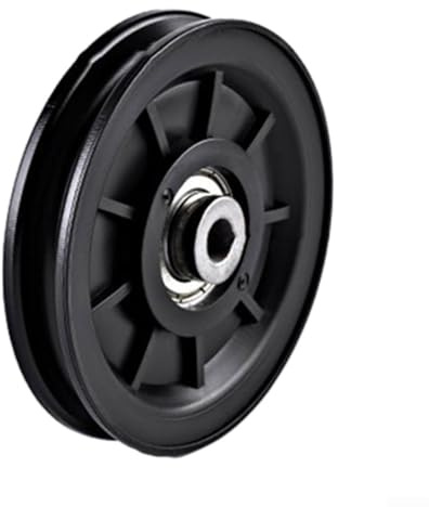 TDCuizent Silent Gym Riemenscheibe Maschine Lager für Bauchtrainer Schweres Krafttraining Aufsatz mit Nylon und Stahl Konstruktion Geräuscharme Riemenscheibe für Fitnessgeräte (160 mm)