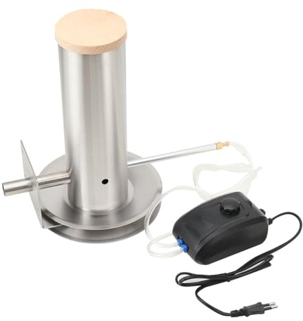 Mreryyse Générateur de Fumée Froide en Acier Inoxydable, Générateur de fumée électrique pour fumoir avec pompe, Fumoir portable pour Fumer la Viande Froide ou Chaude, Poisson, Barbecue