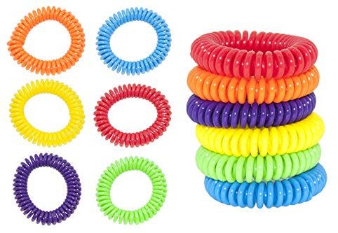 Pulseras Repelentes de Mosquitos (12 Unidades) Niños y Adultos Muñeca Tobillo
