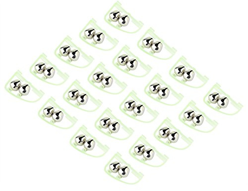 aalglocke,bissanzeiger,Angel Glocke Alarm Glocken 20pcs LED Aalglocken Set Angeln Bissanzeigelrute Bell Klemme Spitze Nachtleuchtende Alarm Dual Alarm Glocken Meer Salzwasseln Clip Auf Köder Alarm