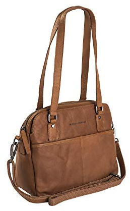 The Chesterfield Brand Ladies Bilbao - Handtasche Leder 30 cm cognac