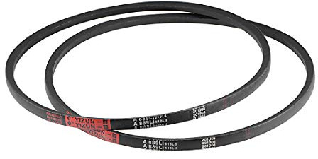 sourcing map A889 Keilriemen 889mm Innenumfang 13mm Obere Breite 8mm Dicke A-Profil-Gummiantriebsriemen Zahnriemen Flachriemen 2 Stück
