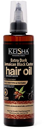 Keisha Extra Dark Jamaican Black Castor Hair Oil 150ml hair growth booster