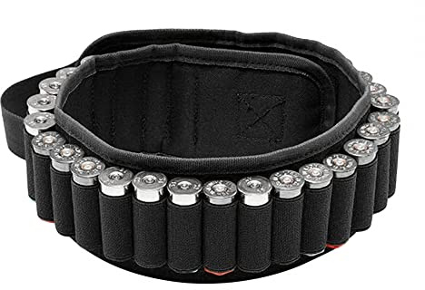 Ceinture bandoulière de cartouches de fusil de chasse, ceinture d'épaule tactique à cartouches 30 coups 12GA pour la chasse et le tir