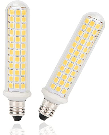 SZHZS E11 LED Dimmable Light Bulb 9W, 100W Equivalent Halogen Replacement Bulbs, Warm White 3000K, E11 Mini Candelabra Base Corn Bulbs JD T3 T4 120V for Indoor Chandeliers Ceiling Fan